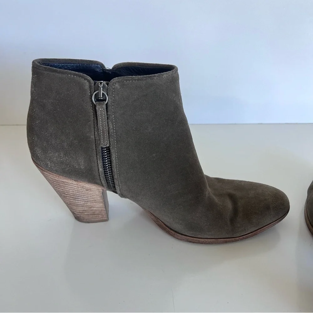 Giuseppe Zanotti Nicky Ankle Boots Suede Side Zip Pointed‎ Toe